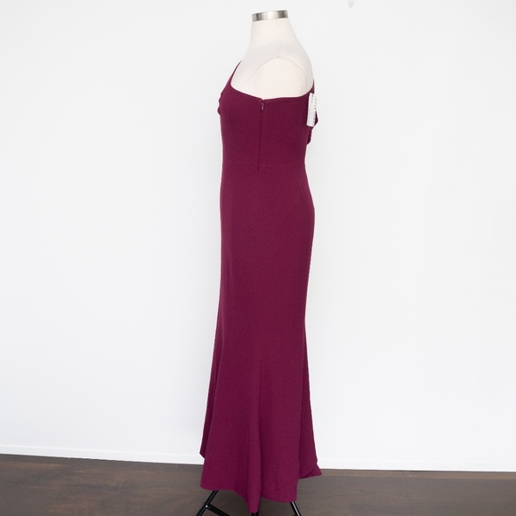 Dress the Population Georgina One Shoulder Bow Gown - Picture 6 of 15